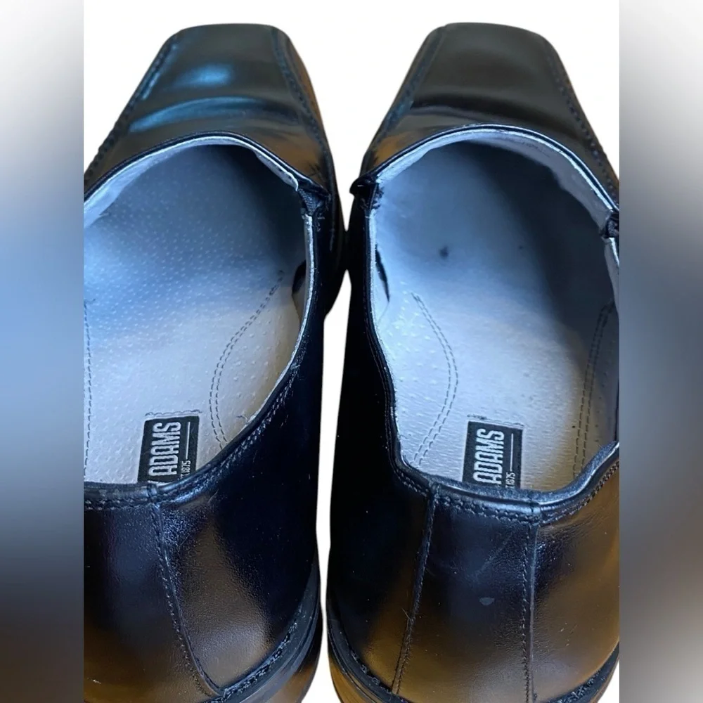 Stacy Adams Hillman Black Toe Loafer Dress Shoes Men’s Size 10M 24199-01